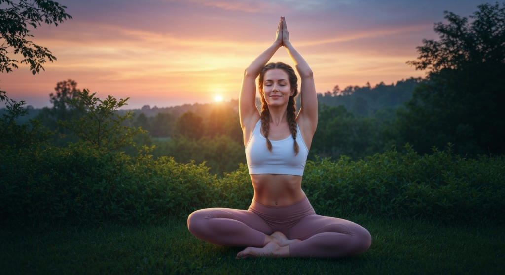 Yoga poses for glowing skin